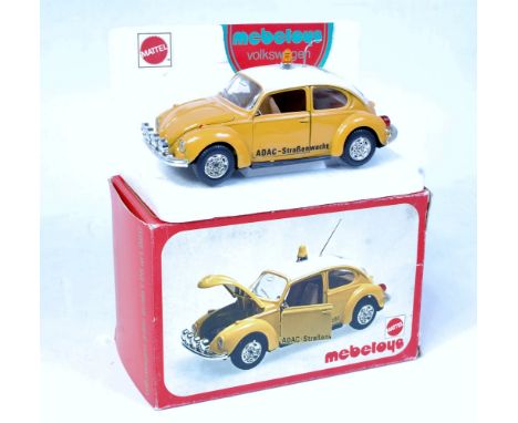 Mebetoys by Mattel 1/25th scale diecast group, 2 boxed examples, to include No.8613 Lancia Beta Alitalia, finished in green a
