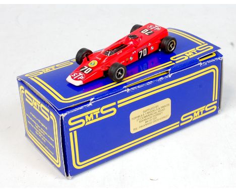 SMTS 1/43 scale factory resin and white metal hand built model of a RL11 Lotus 56 Indianapolis, racing number 70 with STP liv