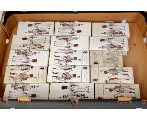 Chas Stadden White Metal Military Figure Kit Group, 15 boxed examples, all appear as issued, all un-made to include No.121 Dr