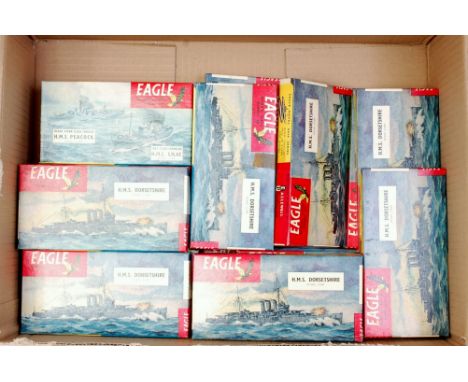 Eagle 1/1200 scale Sinking of the Bismarck Series plastic ship kits, 18 examples, all appear as issued, to include 14x HMS Do