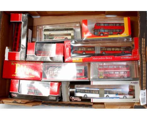 Creative Master, COO, and Britbus modern issue public transport group, 10 boxed examples to include Red Arrow MAL 31 articula