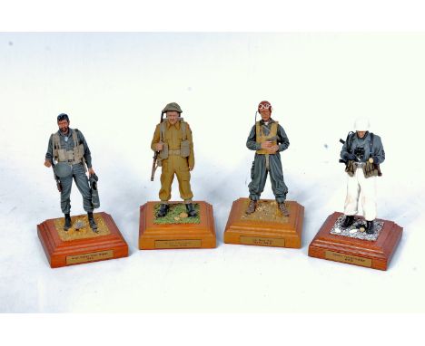 Mili-Men of Cheshire 120mm scale Resin Expertly Painted Military Figure Group, built from kits and constructed and painted by