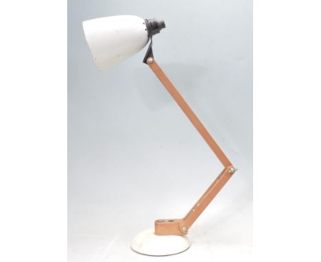 Terence Conran - Habitat - Mac Lamp No.8 - A retro vintage 1960's adjustable anglepoise desk / table work lamp light by Teren