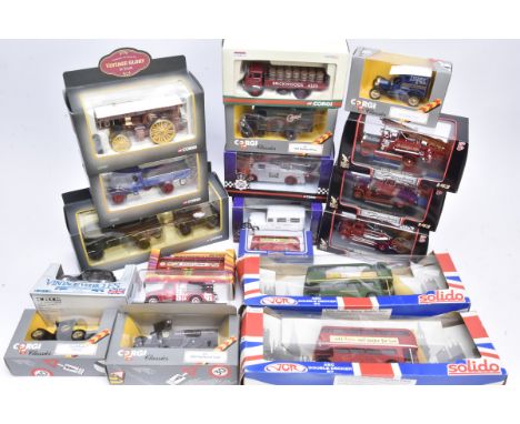 Commercial and Emergency Diecast Vehicles, boxed vintage and modern vehicles including Corgi Vintage Glory CC201110 Fowler, C