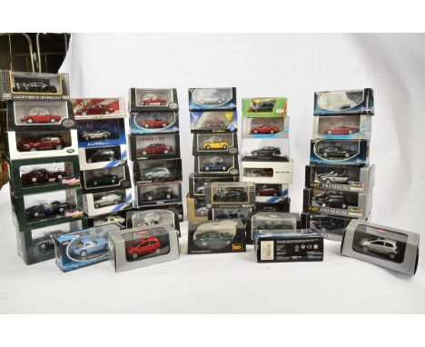 Modern Diecast Vehicles, a boxed collection of modern private vehicles including examples by Autoart (2) one minus card sleev
