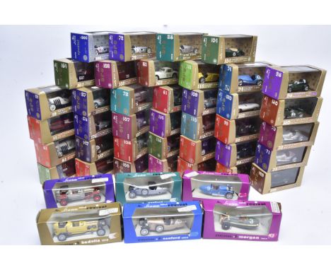 Brumm Diecast Vintage Competition Vehicles, a cased collection all with card sleeves Series Oro of classic competition models