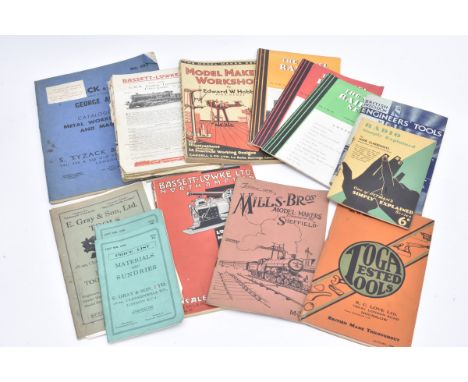 1930s Bassett Lowke &amp; Millbro 0 Gauge Railway Catalogues and various Tool and other Catalogues and Model Railway News Mag