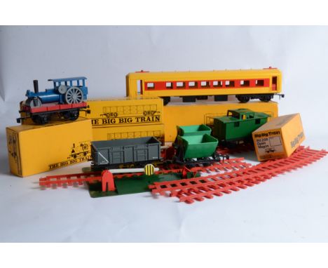 Tri-ang 'Big-Big' 0 gauge Rolling Stock Track and Accessories, NB - no locos in this lot - mostly original Tri-ang items, inc