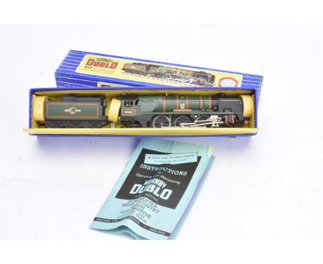 Hornby Dublo 00 Gauge 3235 3-Rail late issue 'Dorchester' Locomotive and Tender, with tested tag, oil and instructions, guara