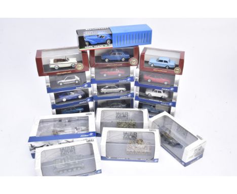 Modern Diecast Vehicles, a group of boxed/Cased 1:43 scale private and military models including military examples by Solido 