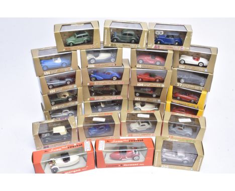 Brumm Diecast Vintage Cars, a cased collection all with card sleeves Serie Oro 1:43 scale of classic cars and two boxed Brumm