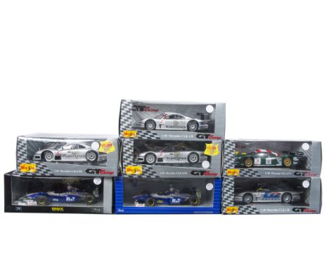 1:18 Scale Competition Vehicles, seven boxed models comprising Onyx F1 X6020 Williams Renault FW19 German GP 1997 and Heinz H