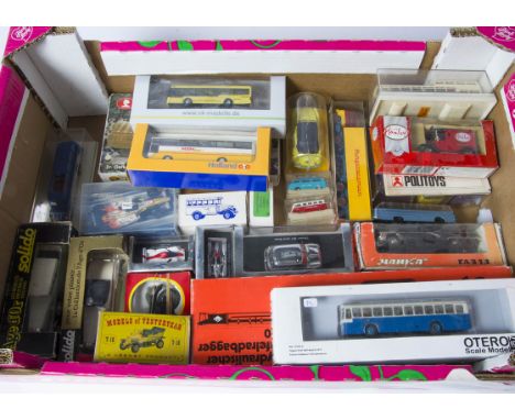 Various Diecast &amp; Models, including Spark Model Chrome David Bowie Mini, NZG O&amp;K Hydraulic Bucket Wheel Excavator, Po