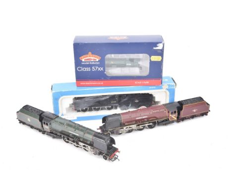 Hornby Bachmann and Airfix 00 Gauge Locomotives, Hornby(Margate) tender drive BR green 46255 'City of Hereford' and BR maroon