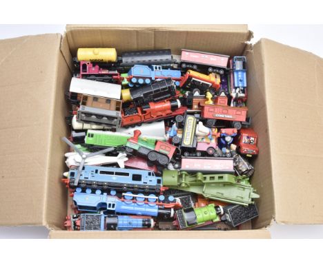 ERTL Thomas the Tank Engine PUSH-A-LONG Locomotives and Rolling stock, 29 locos 18 passenger and goods rolling stock, six veh