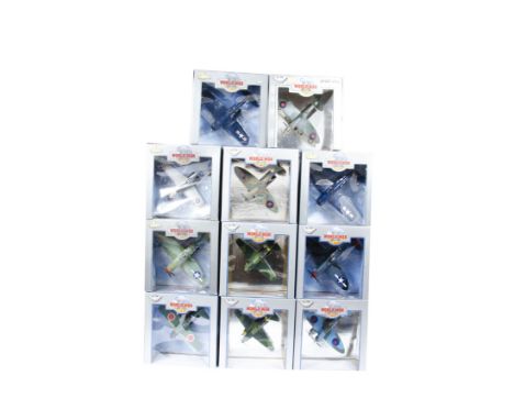 Air Signature and Air Legends 1:48 Scale WWII Fighter Planes, a boxed collection comprising Air Signature, 99048 P-47D Thunde