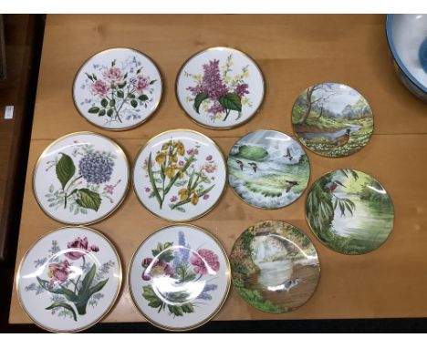 QTY OF 12 VARIOUS COLLECTORS PLATES, ROYAL ALBERT, ROYAL DOULTON, SPODE, DELFT