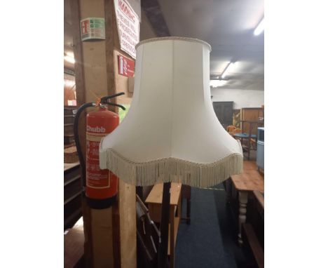 WOODEN STANDARD LAMP, NO SHADE