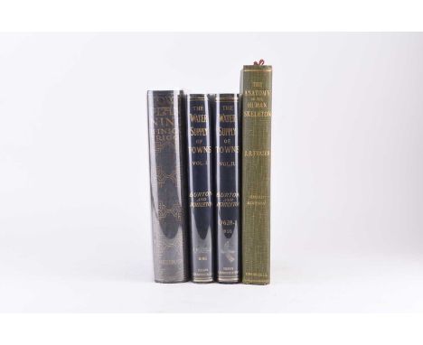 BURTON, WK, The Water Supply of Towns and the Construction of Waterworks. 4th edn. revised by JE Dumbleton, 4to, two vols 192