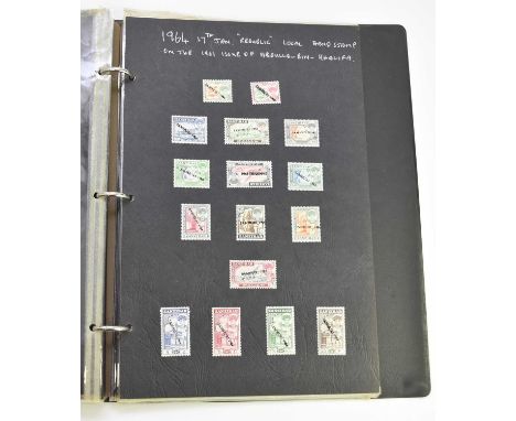 Collection of Zanzibar stamps and FDCs in 4 albums. Starting with India used in Zanzibar, then French POs in Zanzibar, then t