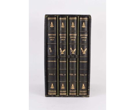 THORBURN, Archibald, British Birds, 4to, 4 vols, 1917-18. Vols 1 and 2 are 3rd editions, vols 3 and 4 are 2nd editions. With 