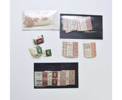 Great Britain collection of stamps housed in 2 Davo pre-printed albums (along with a spare binder) and spanning 1840 to 1936 