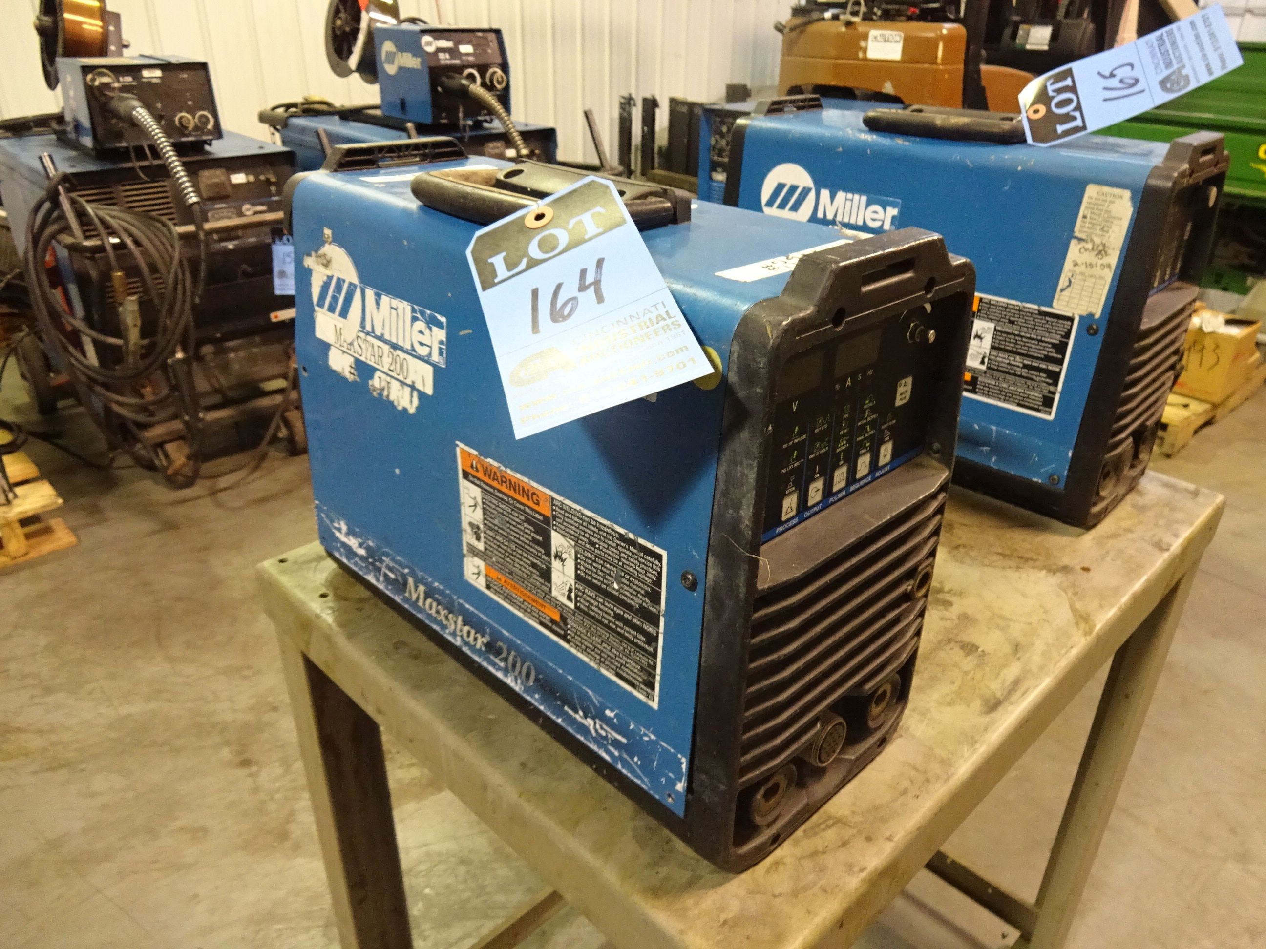 200 AMP MILLER MAXSTAR 200 TIG WELDER; S/N LK500331L **LOCATED AT 6600