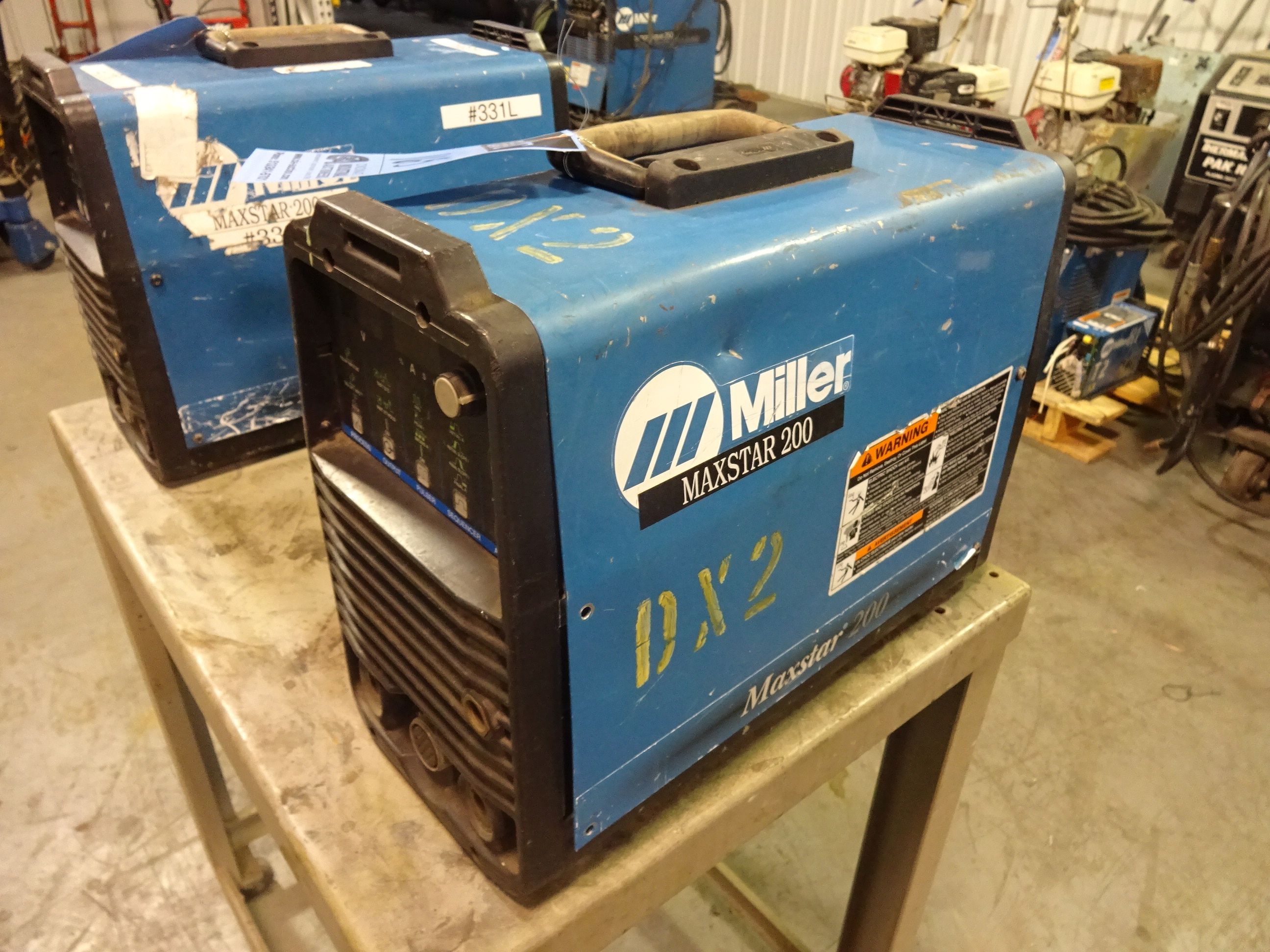 200 AMP MILLER MAXSTAR 200 TIG WELDER; S/N LC251778 **LOCATED AT 6600