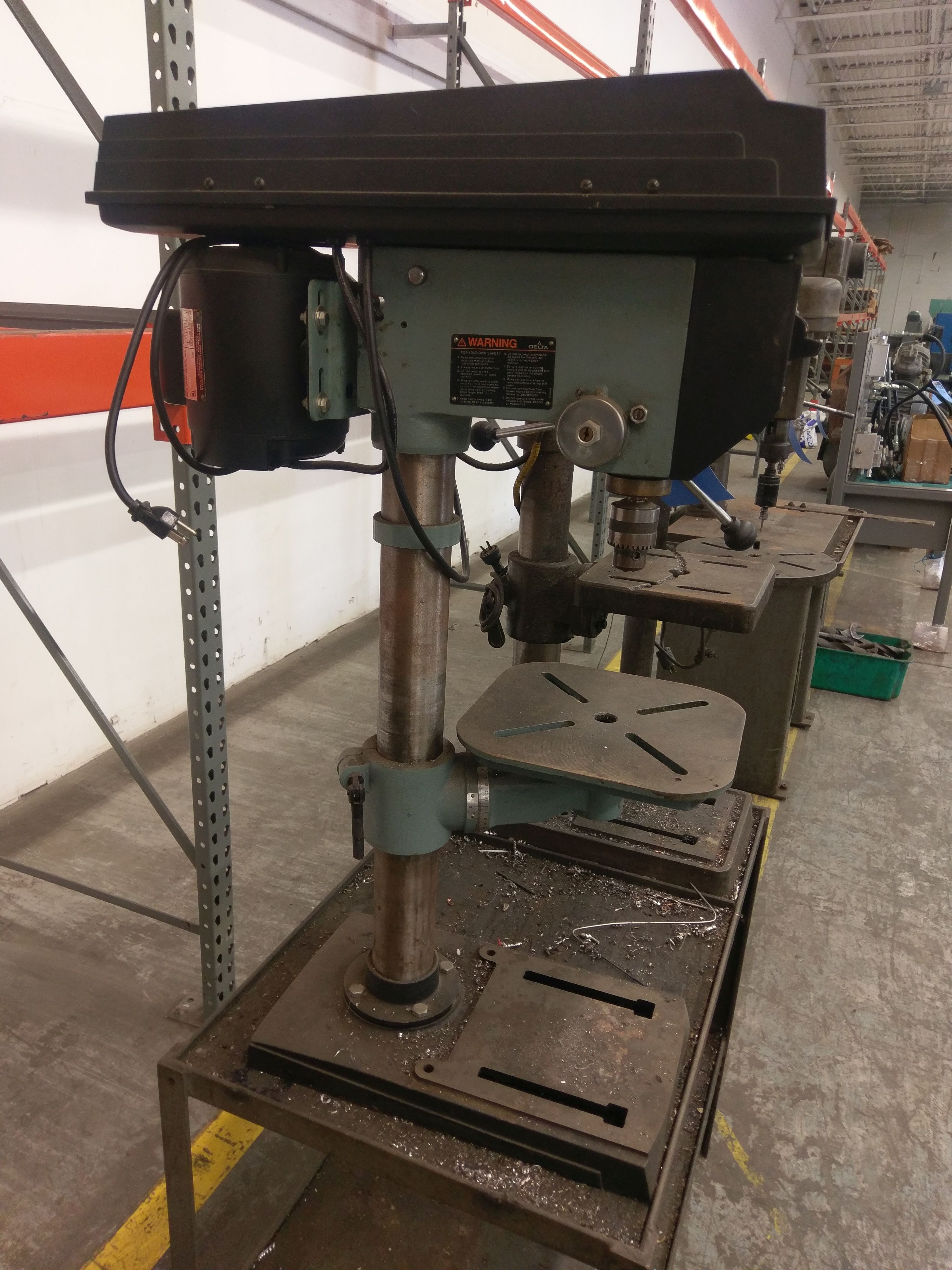 DELTA TABLETOP DRILL PRESS, CAT 14040; S/N R9349, 1/2 HP, SINGLE