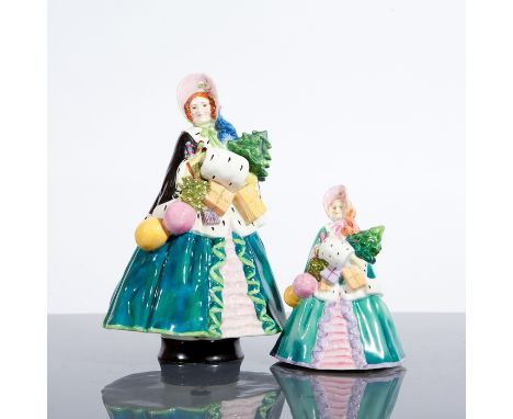 ROYAL WORCESTER FIGURE OF NOEL
modelled by Cybil V Williams and Jessamine V Bray, pattern No 2905, 18cm high; together with a