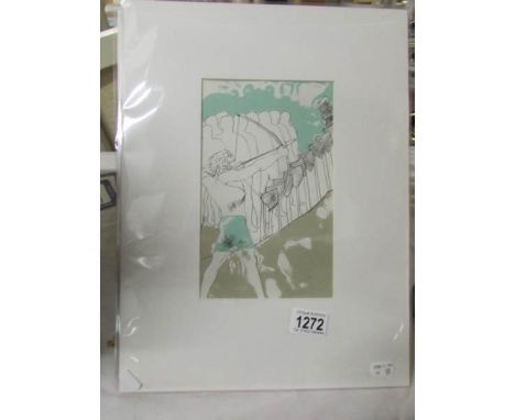 4 Henry Moore shelter sketch prints circa 1940, 3 Henri Matisse prints circa 1935, 2 Elisabeth Frink prints circa 1975 and a 