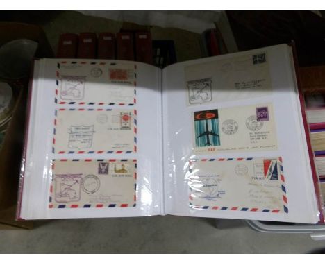 6 albums of approximately 900 flight covers, mainly U.S., from 1927 to 1961 including first flight, first turbo-prop, first j