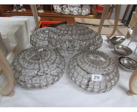 5 uplighter lamp shades.