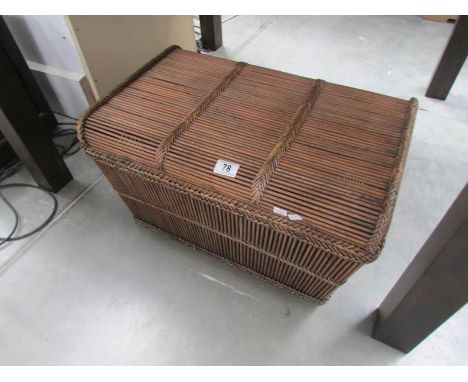 A bamboo trunk.