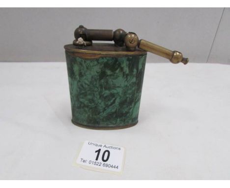 A French table lighter by Polaire of Paris, 1900.