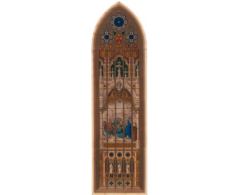 Eggert, Franz Xaver -- Die Glasgemälde der neuerbauten Mariahilfkirche in der Vorstadt Au zu München.13 (von 20) handkolorier