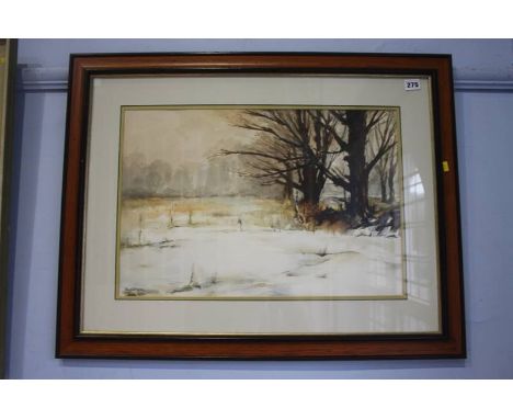 Tom Wilkinson, watercolour, signed, 'Landscape', 36 x 54cm