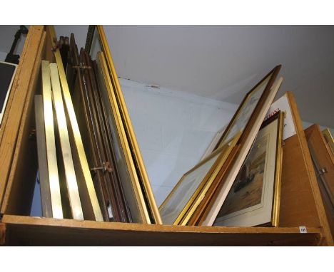 Various pictures, prints and mirrors