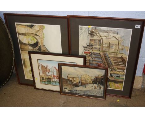 Collection of watercolours by K. Hogg