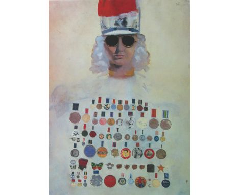 PETER BLAKE (British, b.1932), 'Sergeant Pepper', lithograph in colours, edition of 1000, 54cm x 59.5cm, framed. 