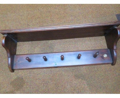 Pine kitchen shelf Length 100 cm