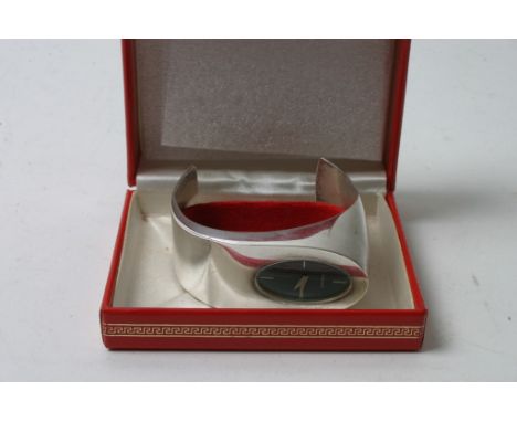 A modern design Tissot bangle watch