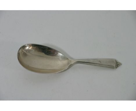 A Birmingham silver antique caddy spoon circa 1960
