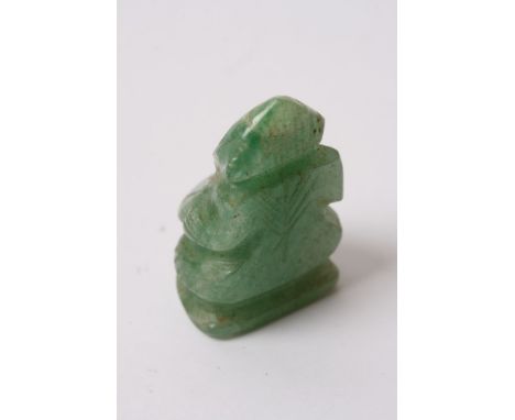 A small covered Jade seal