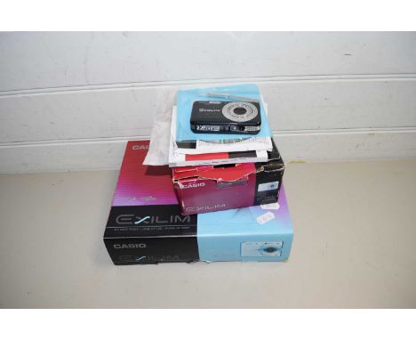 CASIO EXZ800 DIGITAL CAMERA AND A CASIO EXILIM DIGITAL CAMERA (EXS600)