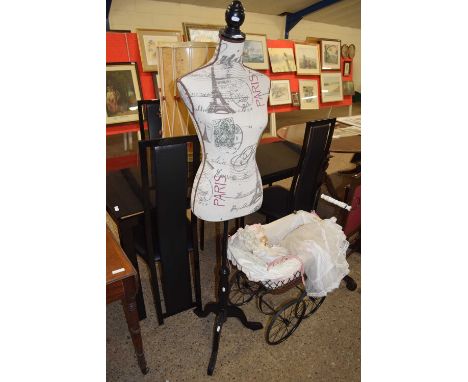 MODERN MANNEQUIN ON TRIPOD STAND