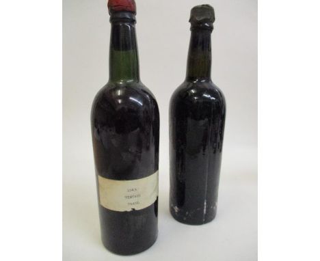 A bottle of 1943 vintage Paarl port and a bottle of 1880 port