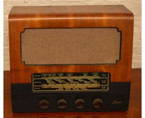 Vintage Marconi valve radio