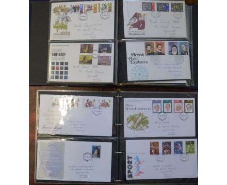 2 albums of First Day Covers