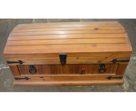 Small wooden dome topped trunk